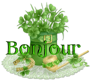 Gif animé bonjour